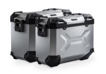Hliníkové kufry TRAX ADV sada 37 l a 45 l stříbrné, BMW F 800 R (09-)/ F 800 GT (13-)
